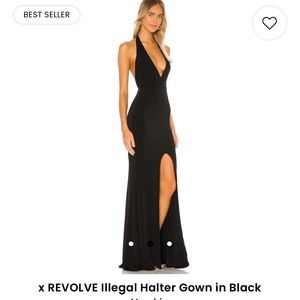 M- Revolve Nookie Black Gown
